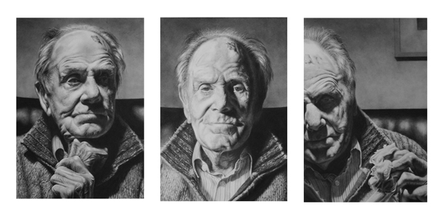 Ronald Triptych Drawing